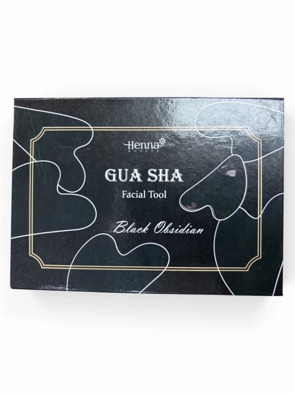 Black Gua Sha Facial Massage Tool - Women Skincare